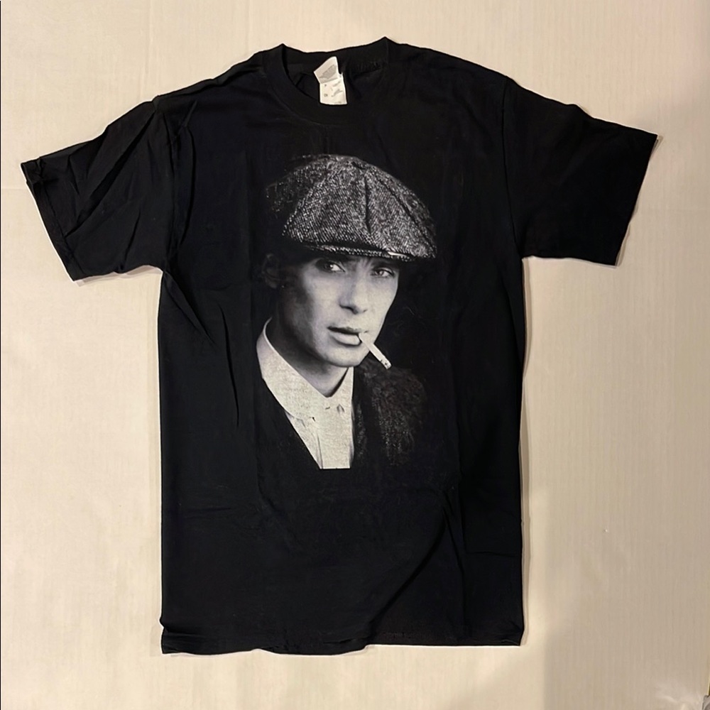 Peaky Blinders Cillian Murphy Black Tee Shirt